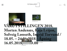 Tablet Screenshot of fotogalleriet.no